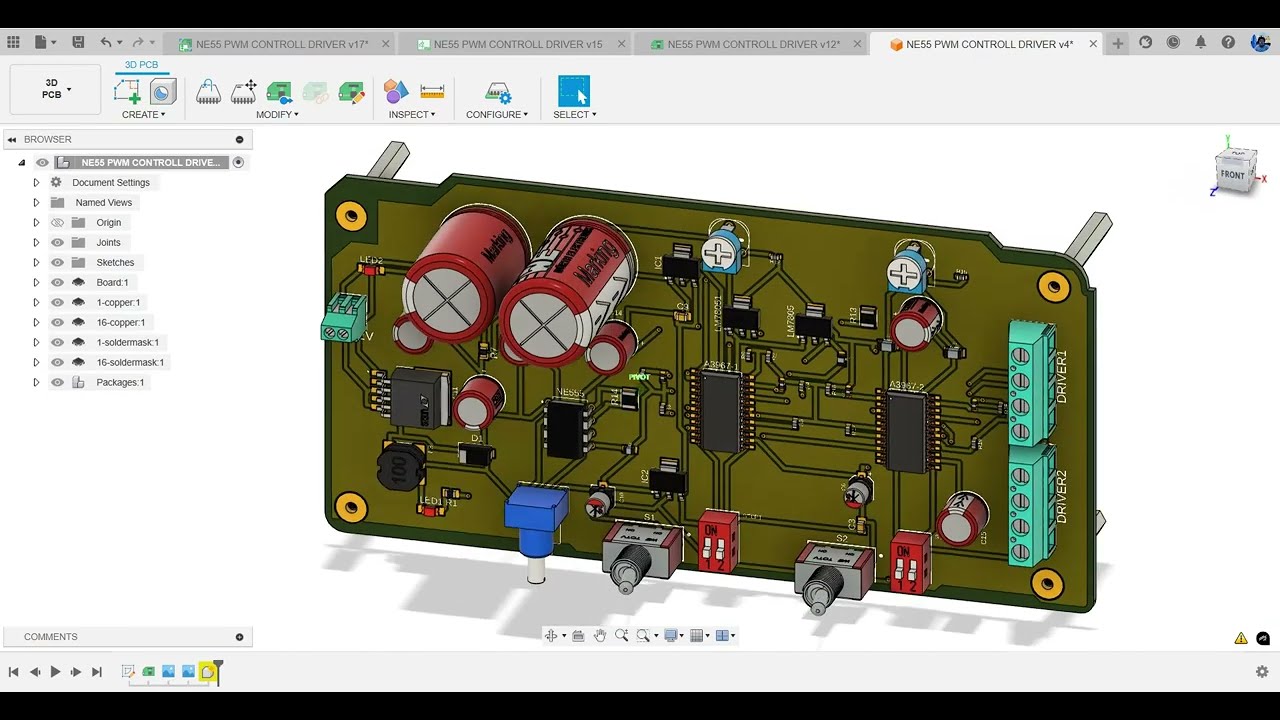 Fusion 360  electronic Design  #electronic #fusion360