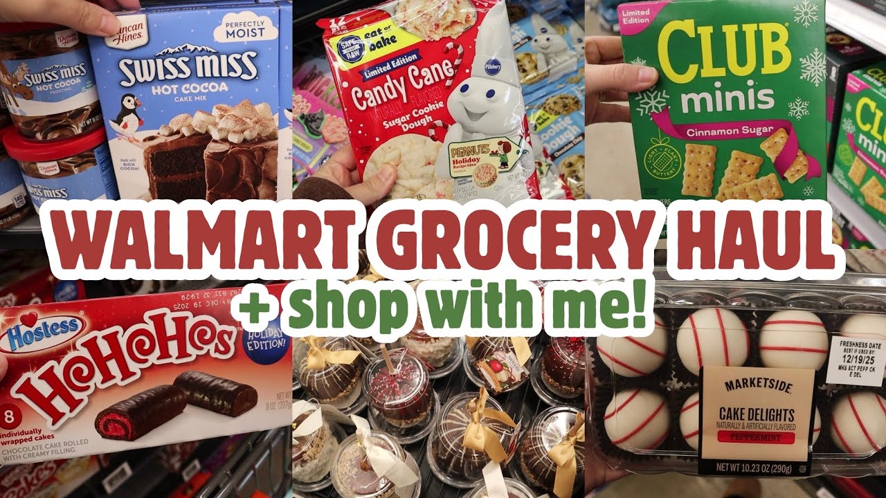 Walmart Grocery Haul + Shop with Me — НОВЫЕ НАХОДКИ | Рождество 2025