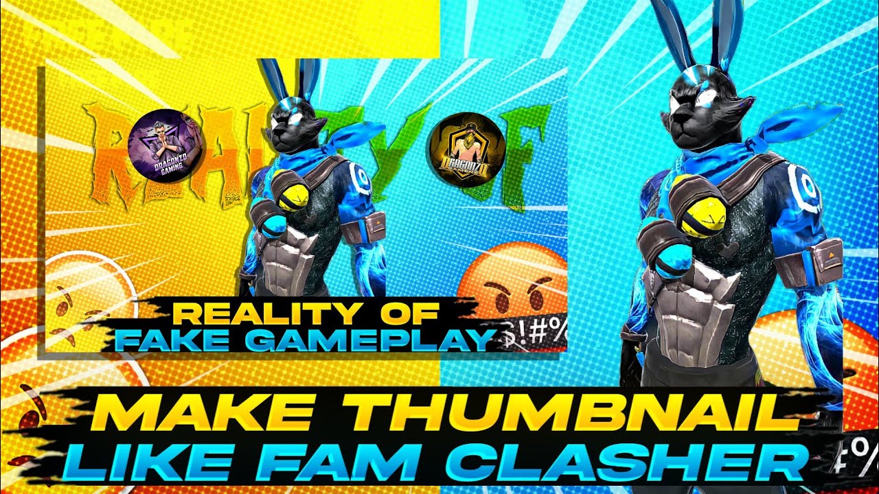 MAKE THUMBNAIL LIKE @FAM CLASHER🔥 || HOW I CREATE THUMBNAIL LIKE &hearts;️FAM CLASHER ||