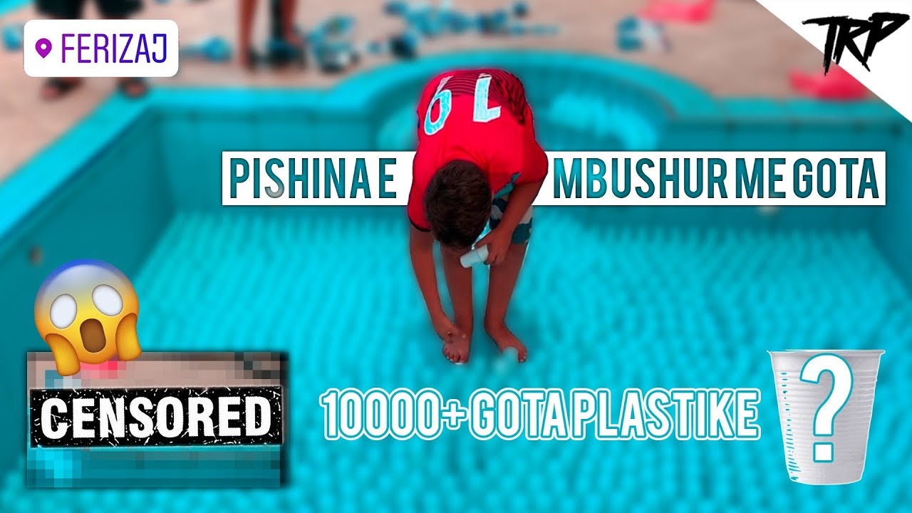 PISHINA E MBUSHUR ME GOTA PLASTIKE (EKSTREME) -Albanian challenge