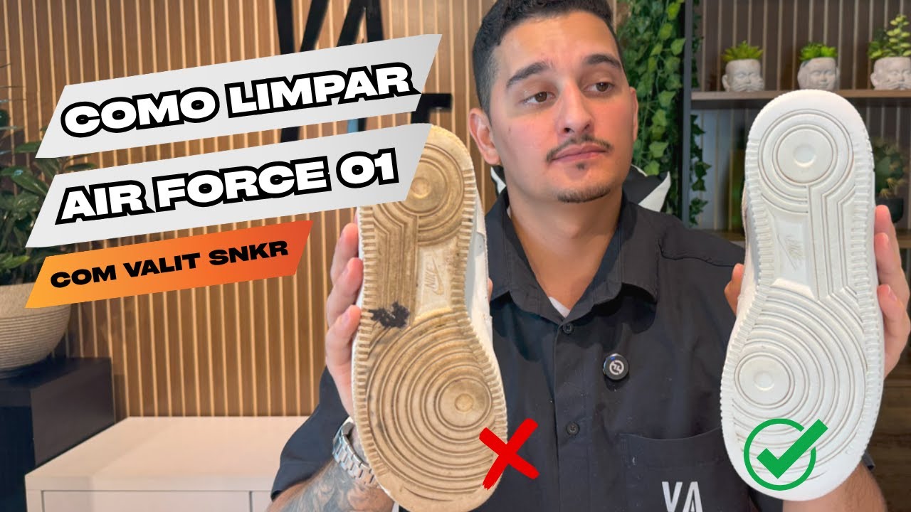 COMO LIMPAR O SEU TÊNIS BRANCO/AIR FORCE 1 EM CASA DA MANEIRA CORRETA #nike #airforce