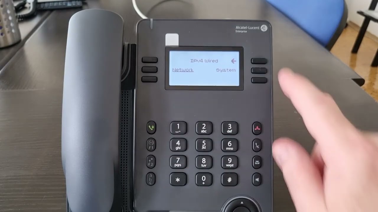 Nastavení síťových parametrů Telefon ALE-20  ALE-20h