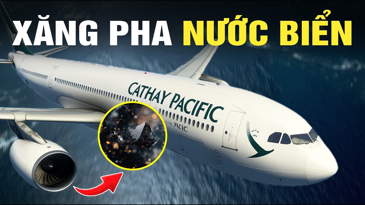 Dùng Xăng Pha Nước Biển! Máy Bay Gặp Nạn Giữa Biển Đông| Cathay Pacific 780