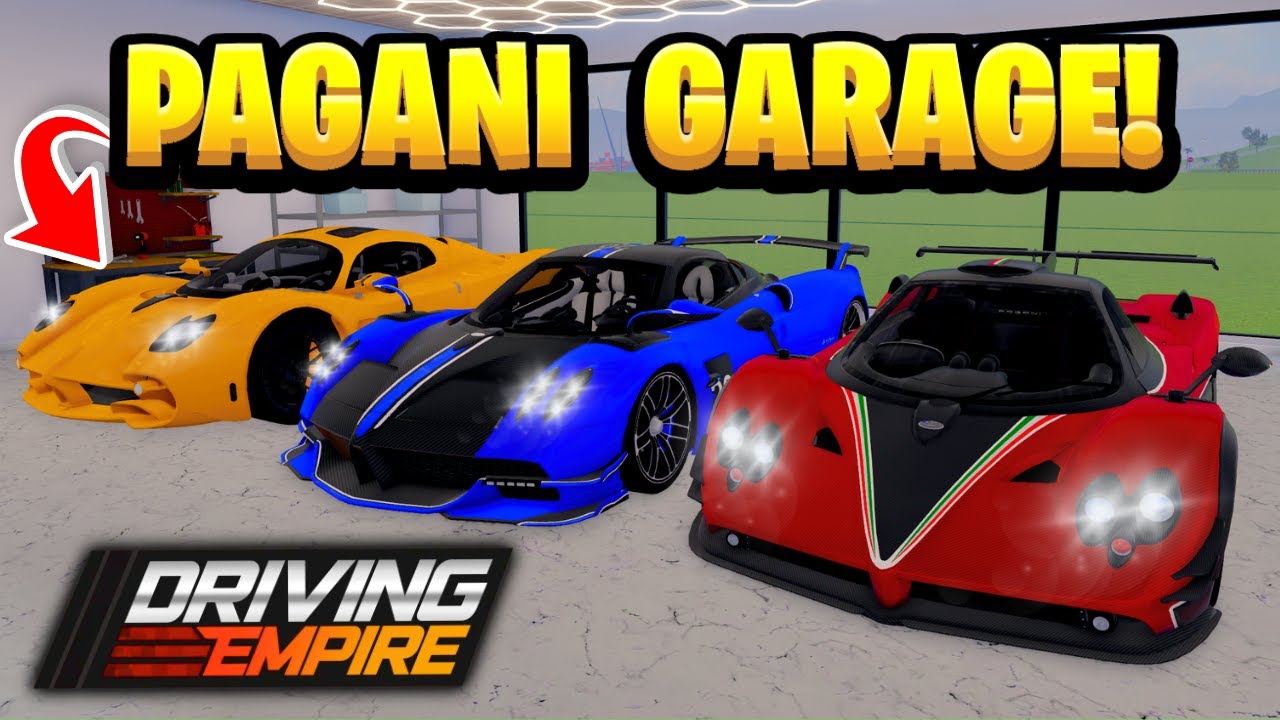 Создаём ЛУЧШИЙ гараж Pagani в Driving Empire!