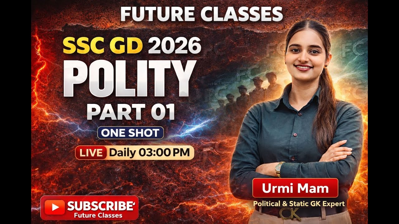 POLITICAL BY URMI MAM ,TARGET SSC GD 2026 DAILY PYQ