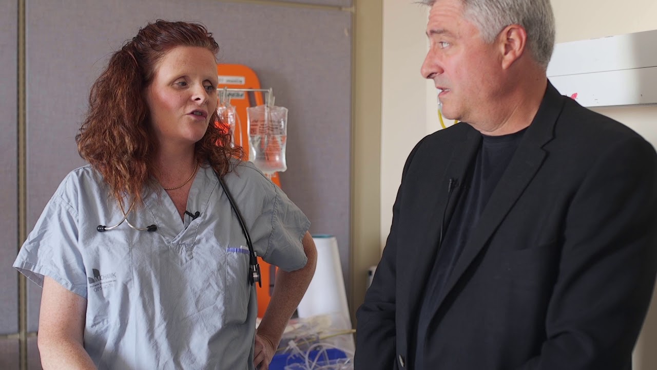 Rob learns the role of a Respiratory Therapist