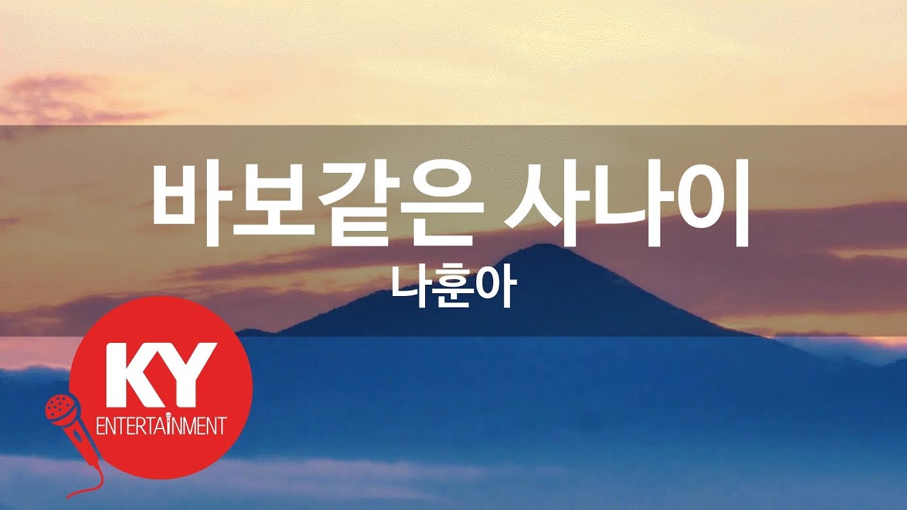 [KY ENTERTAINMENT] 바보같은 사나이 - 나훈아 (KY.391) / KY Karaoke