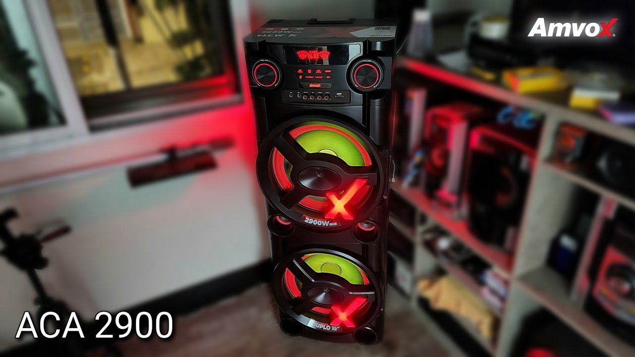 Unboxing (desembalando) Amvox ACA 2900