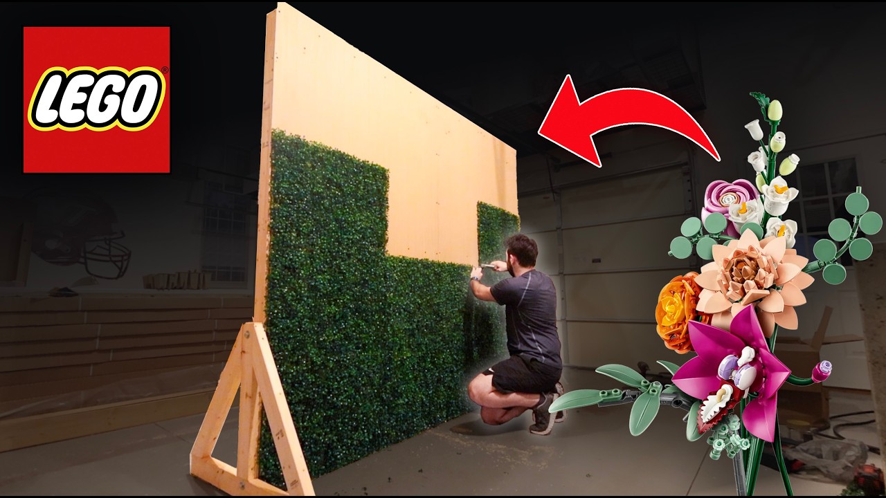 Building a LEGO Flower Wall for my Wedding!