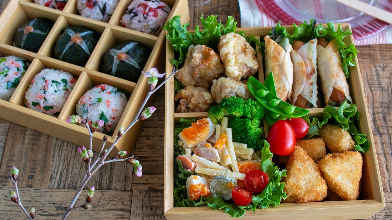 【お花見弁当】「まだ間に合う！」簡単おかずで楽ちん褒められ弁当bento#1027※大切なお知らせがあります