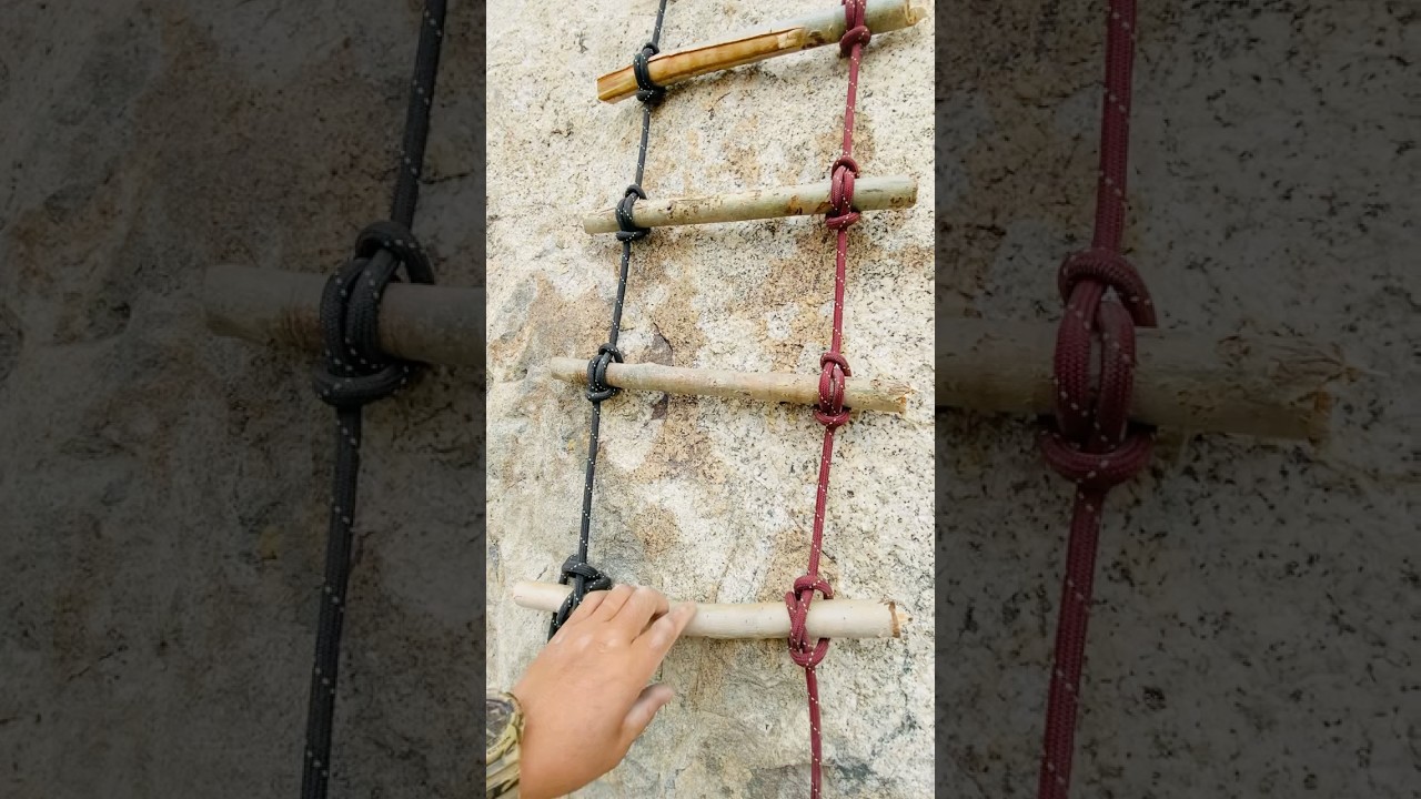 Best technique to make rope ladder