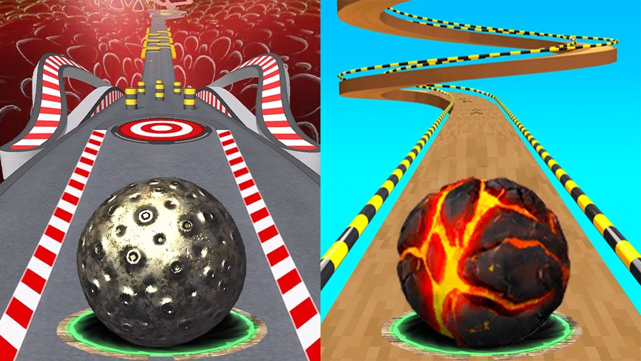 🌈 Going Balls VS Action Balls,Rollance Ball,Rolling Balance Ball,Action Balls,Temple Rolling Balls