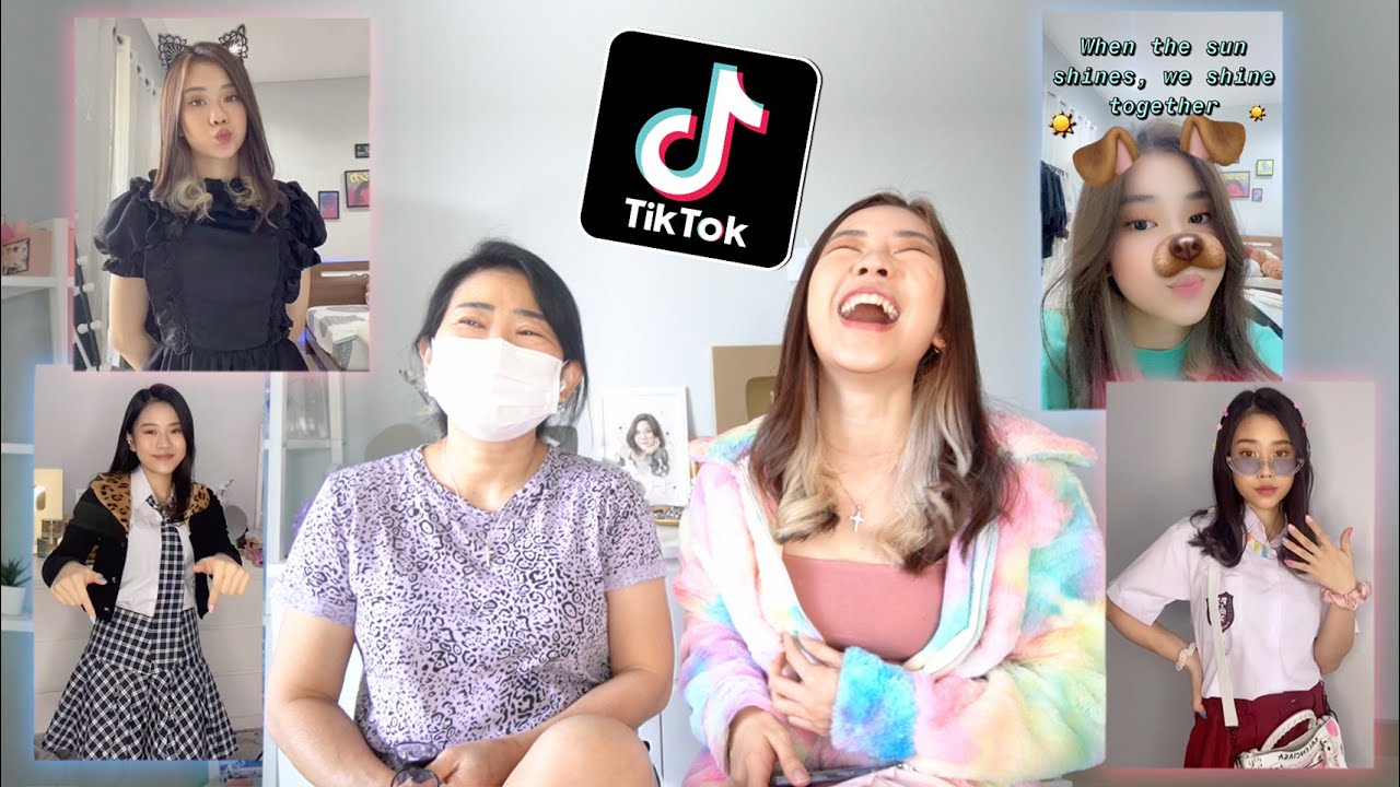 REAKSI MAMA AKU NGELIAT TIKTOK AKU! MARAH GAK YA???