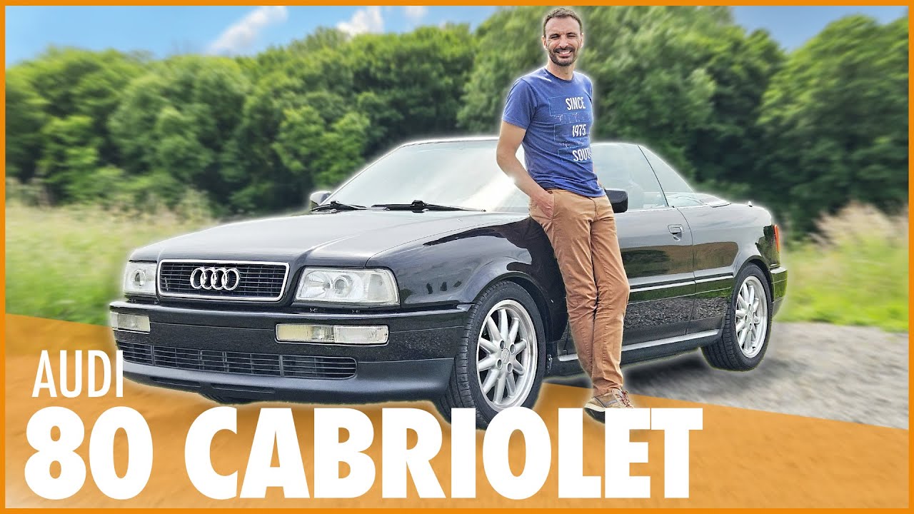 Audi 80 Cabriolet 😁 La Machine à sourire (30ans qu'il voulait l'acheter)