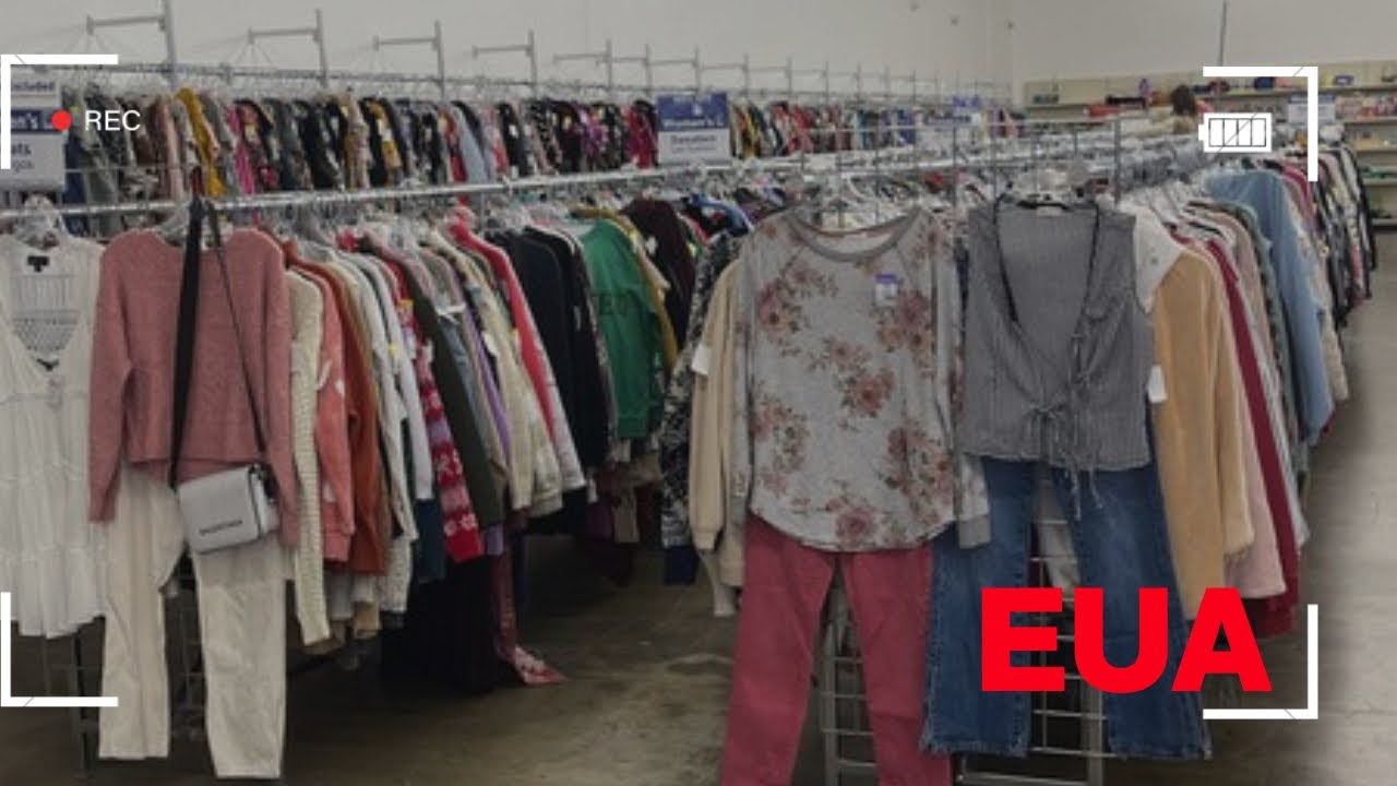 Tudo que comprei no brechó Goodwill em 