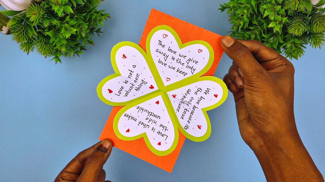 Handmade Valentine’s Day Pop-Up Card || DIY Easy Paper Crafts 💌✨
