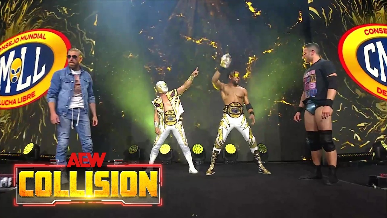 Orange Cassidy, Roderick Strong, Mistico & Kevin Knight Entrance - AEW Collision April 2, 2026