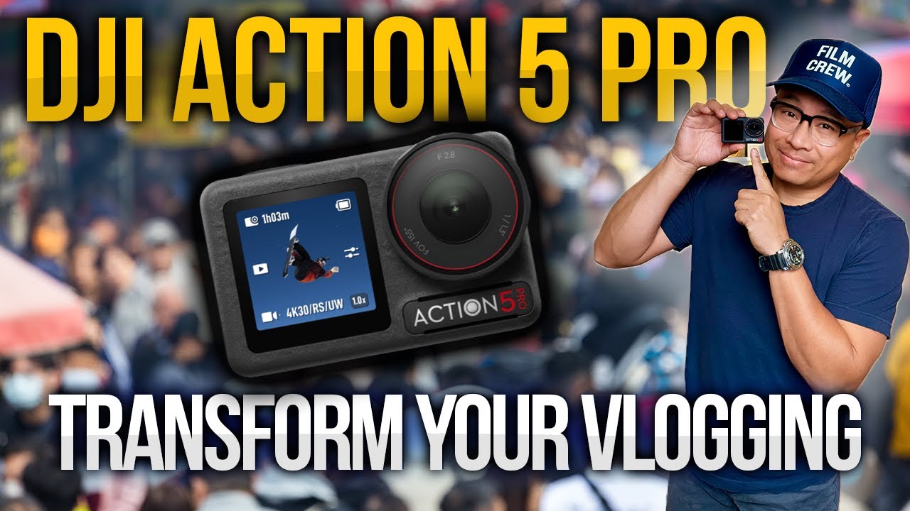 Почему DJI Action 5 Pro — это СЕКРЕТ спонтанных видеоблогов? @mkbhd