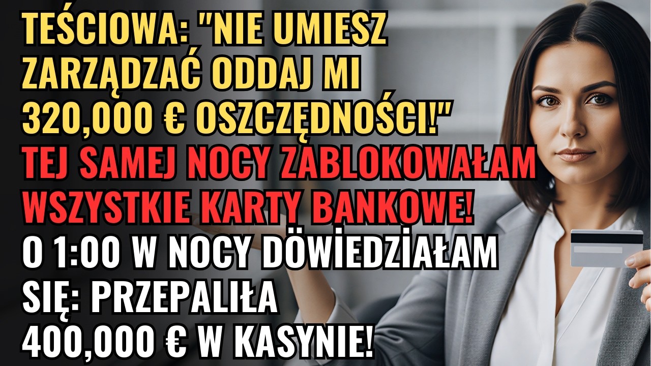 Teściowa Przepaliła 400 000 € w Kasynie i Żądała MOICH Pieniędzy... 💸  Nie Wierzę Co Się Stało! 😳