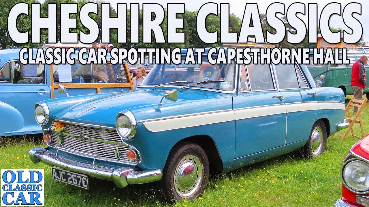 Lots to see at CAPESTHORNE HALL classic car show May 2025