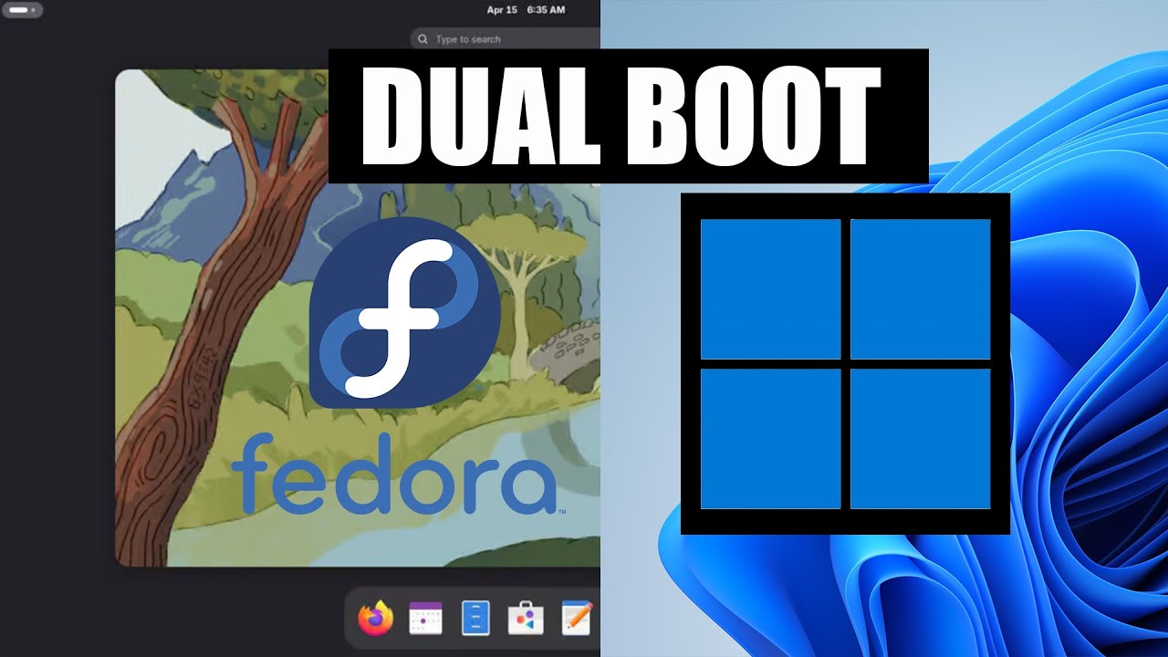 Двойная загрузка Fedora 42 и Windows 11