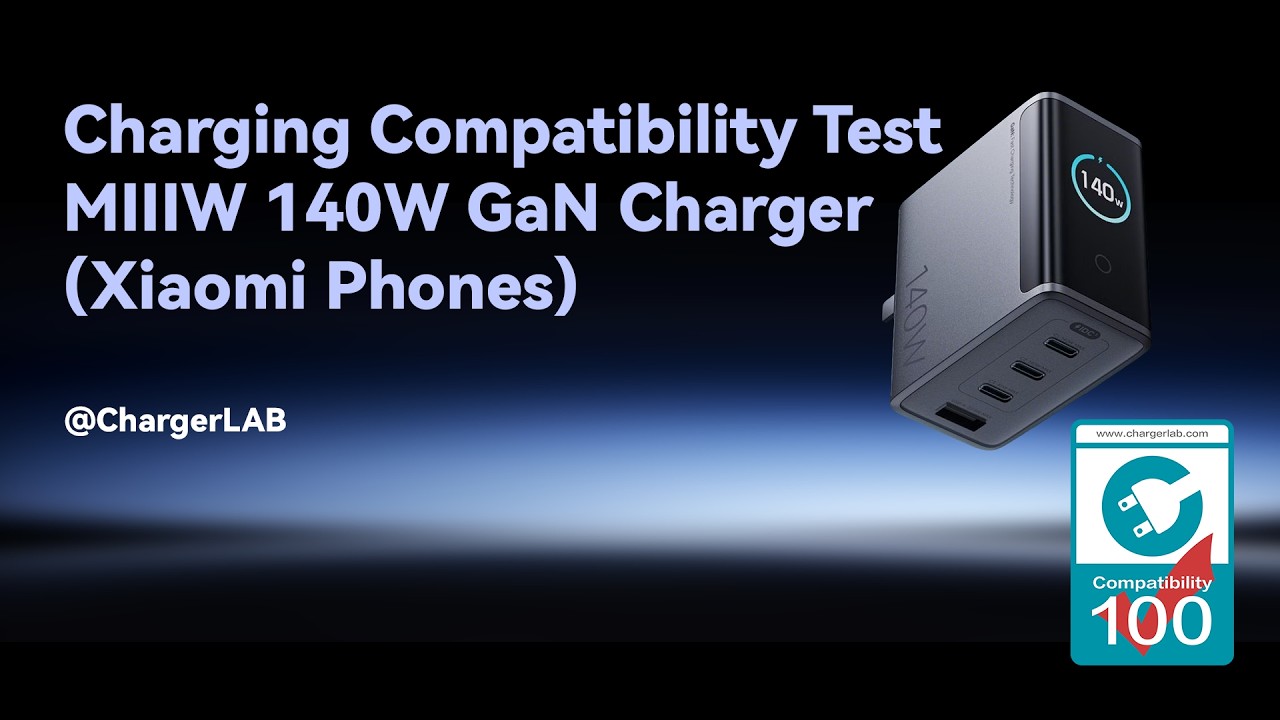 Charging Compatibility Test of MIIIW 140W GaN Charger (Xiaomi Phones)