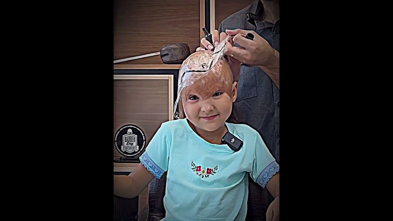 Real Barber❤️#barber #barbershop #kids #kindness #makeup