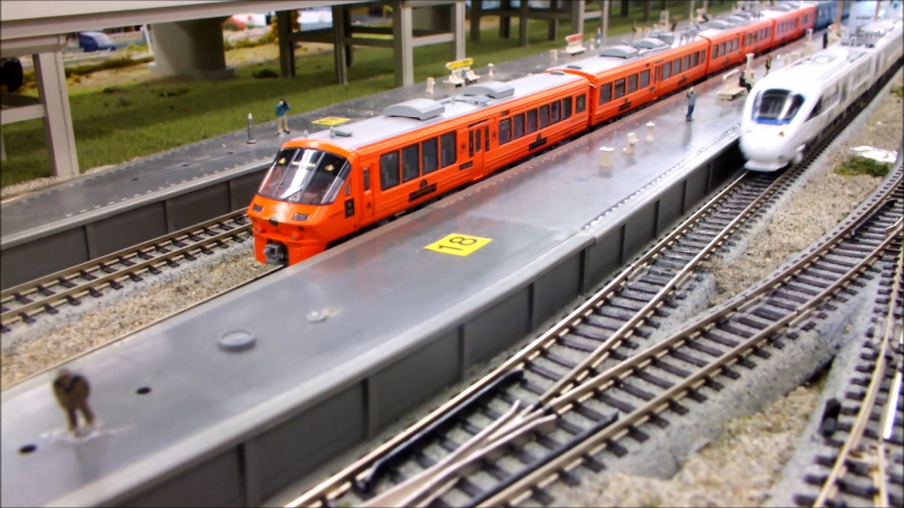 JR九州のNゲージ鉄道模型で社歌「浪漫鉄道」第２弾