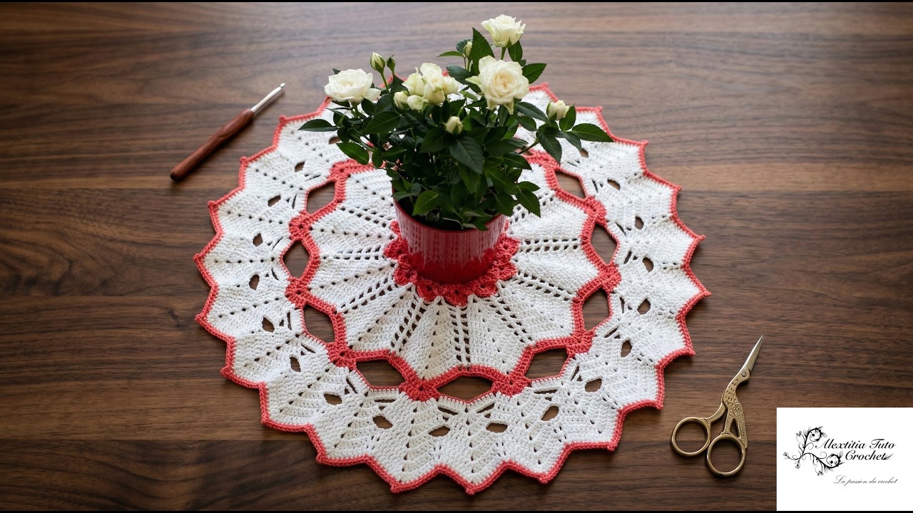 Nappe au crochet @AlextitiaTutoCrochet