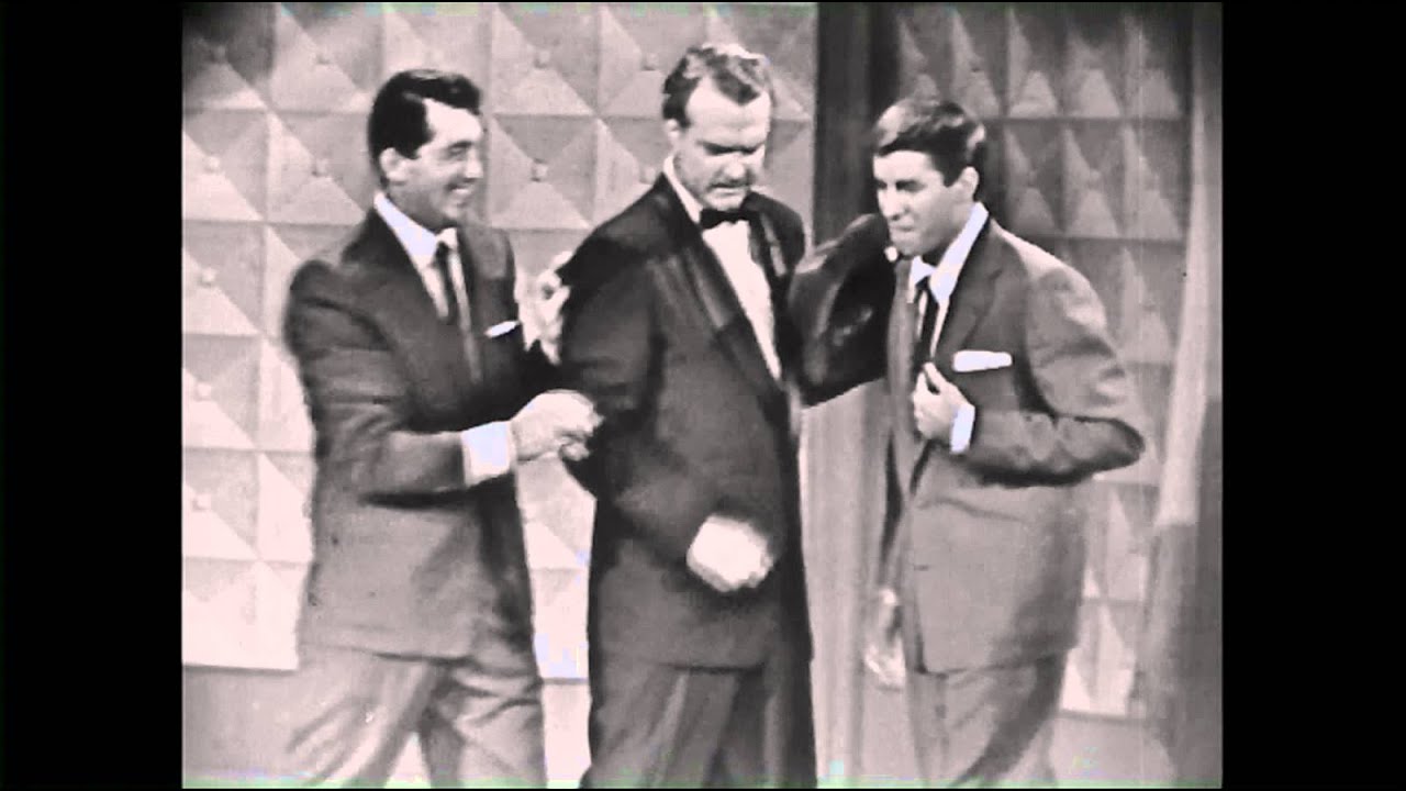 Dean Martin and Jerry Lewis with Red Skelton 1954
