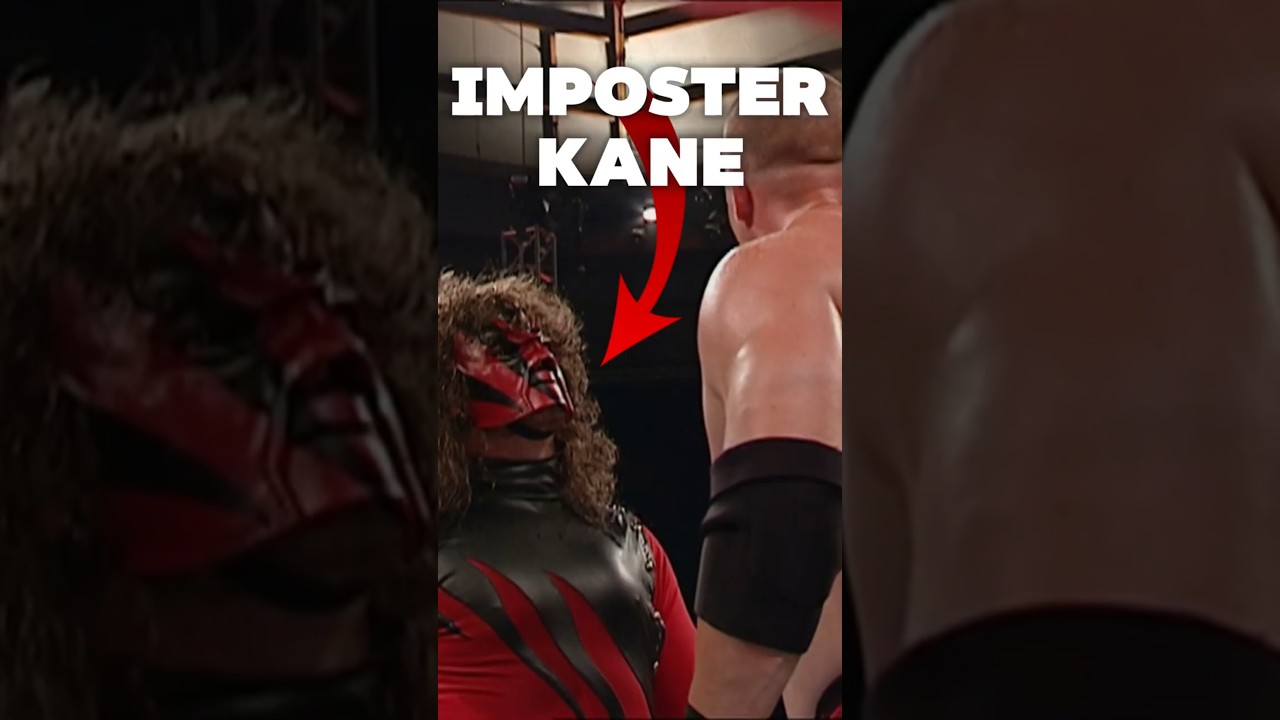 Story behind IMPOSTER Kane  #wwe #wrestling #shorts
