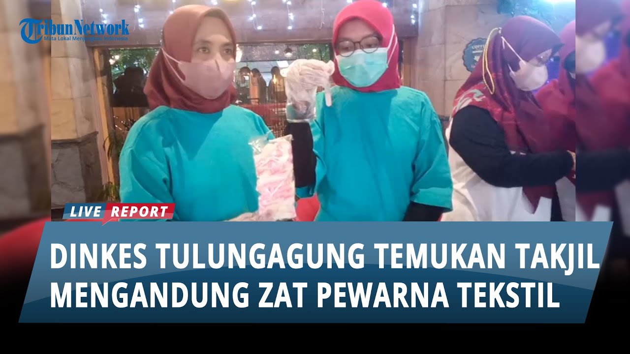 Uji Sampel Takjil di Tulungagung, Dinkes Temukan Kerupuk dan Es Sirup Mengandung Zat Pewarna Tekstil