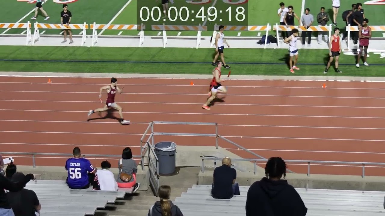 Coppell Relays Boys 4 x 400M Relay Races