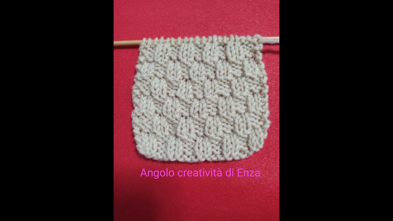 Punto ai ferri facilissimo 🧶Maglia per principianti