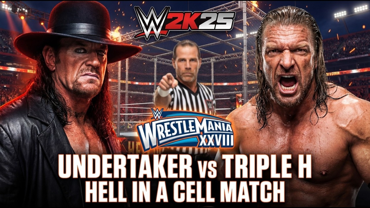 WWE WRESTLEMANIA 28 FULL MATCH + PROMO (UNDERTAKER VS TRIPLE H) SHAWN MICHEALS SPECIAL GUEST REFREE