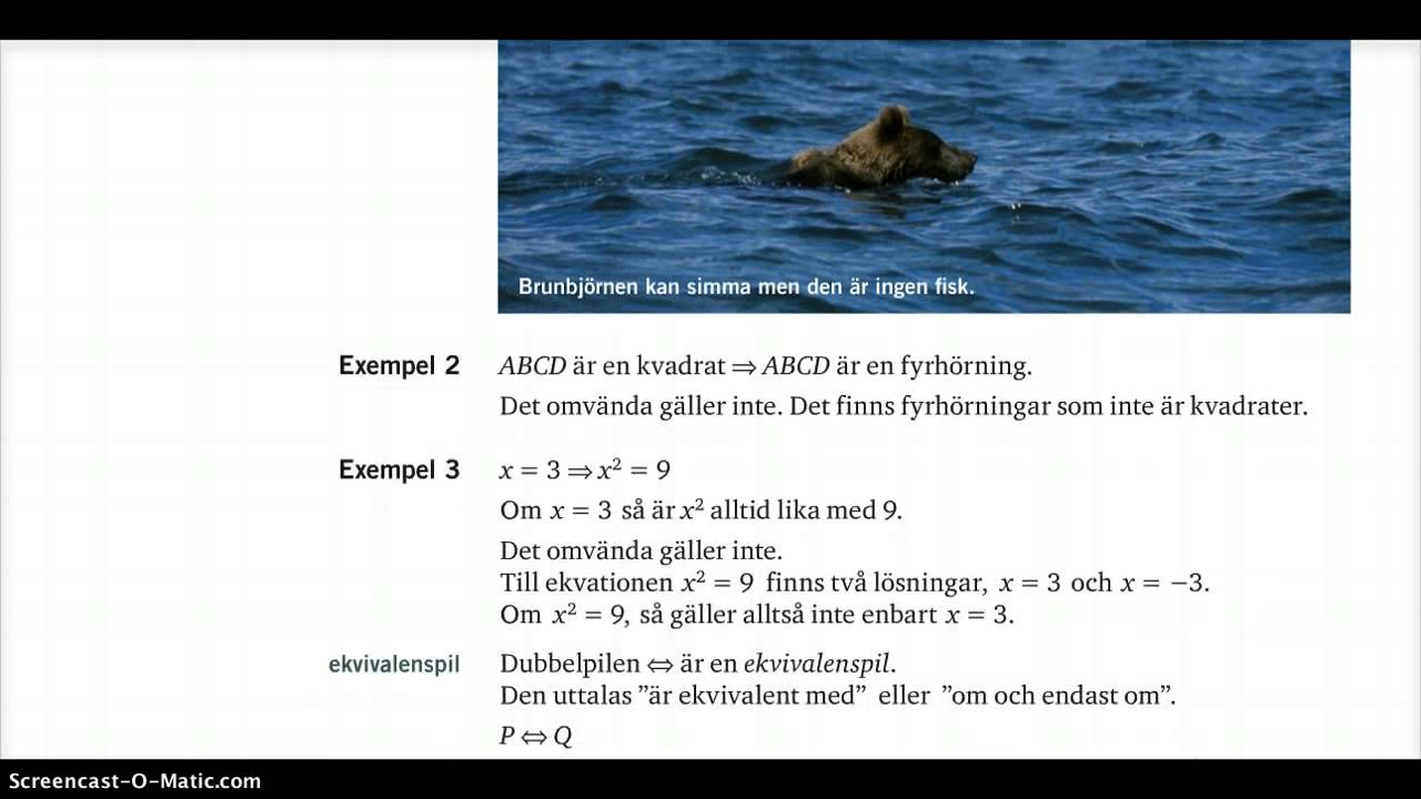 Implikation och ekvivalens