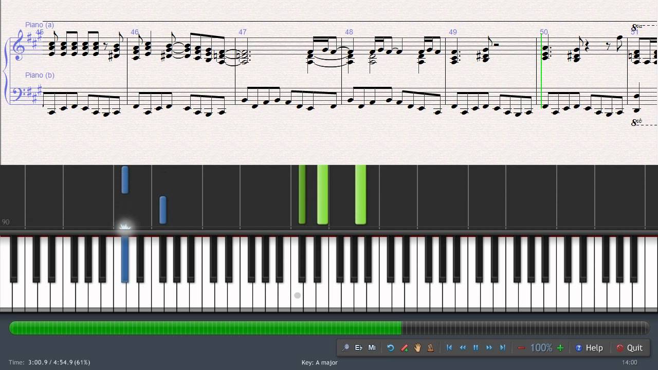 Michael Jackson - Billie Jean piano