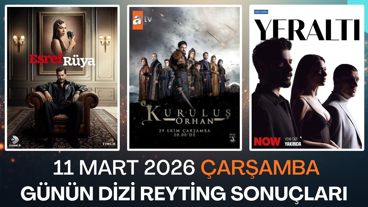 11 Mart 2026 Günün Dizi Reyting Sonuçları