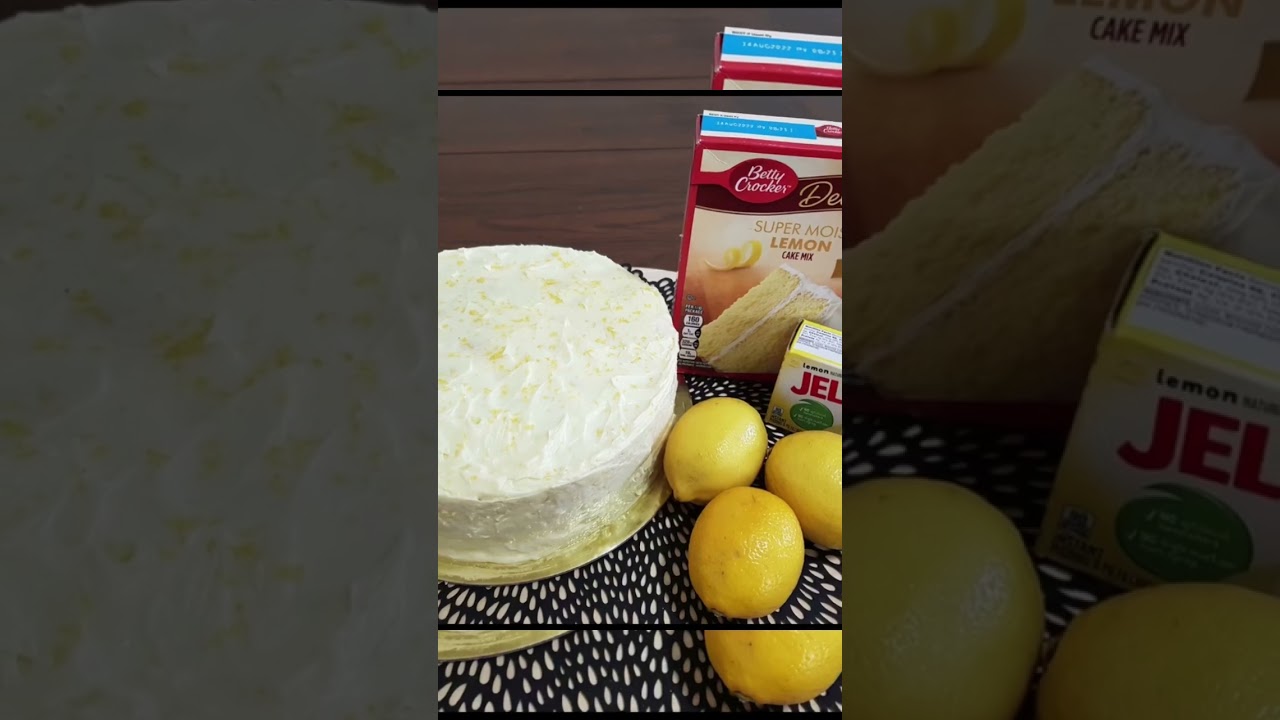 Lemon Cake Mix Hack