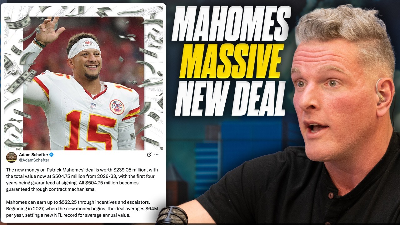Patrick Mahomes Inks New Contract, First Deal Over $500 Million?! $64M A Year Through 2033