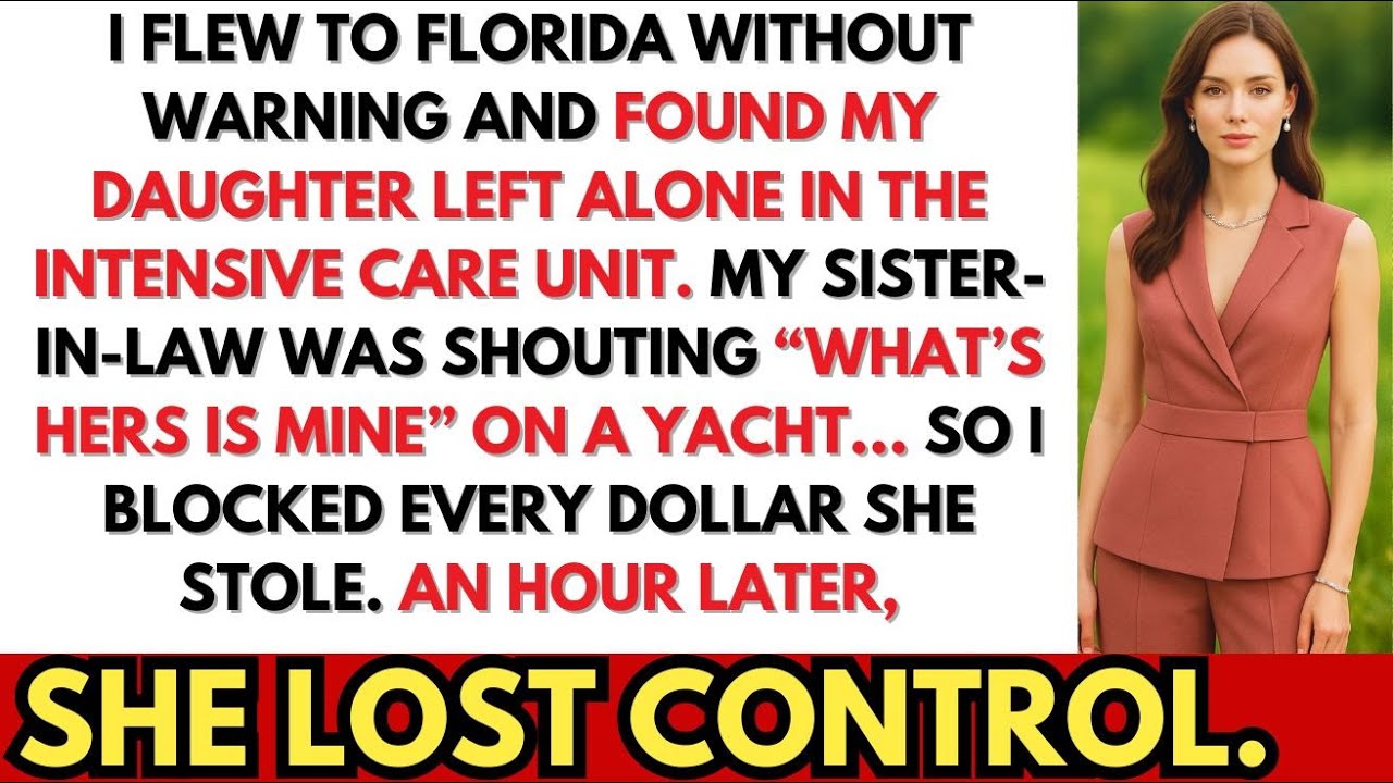 I FLEW TO FLORIDA WITHOUT WARNING AND FOUND MY DAUGHTER DYING, WHILE MY SISTER-IN-LAW THREW A PARTY