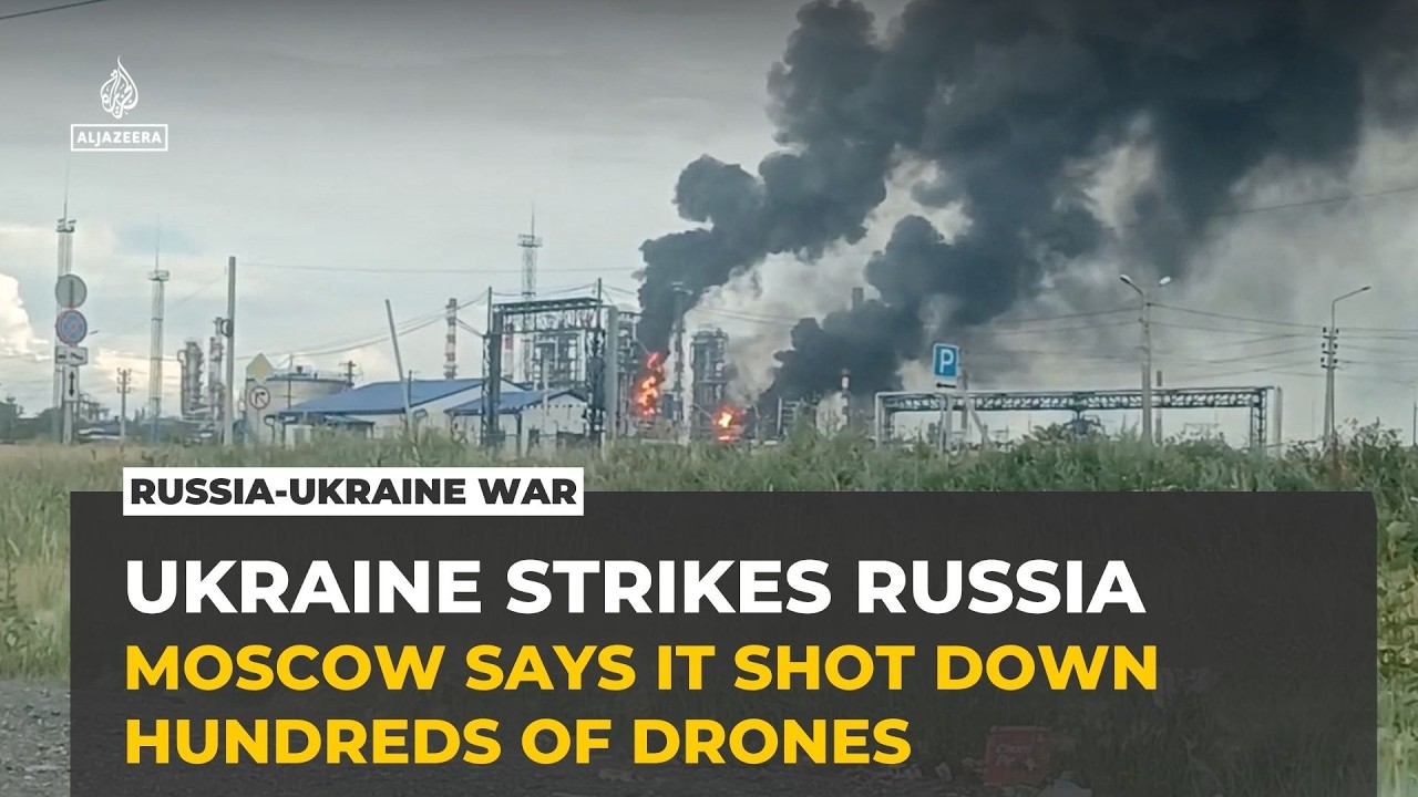 Russia says it downed hundreds of Ukrainian drones, vows retaliatory strikes