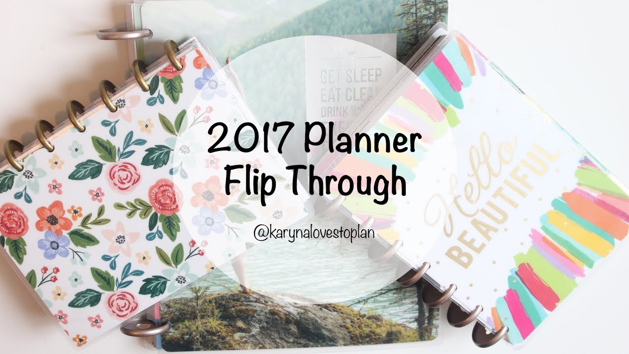My 2017 Planner Flip Through