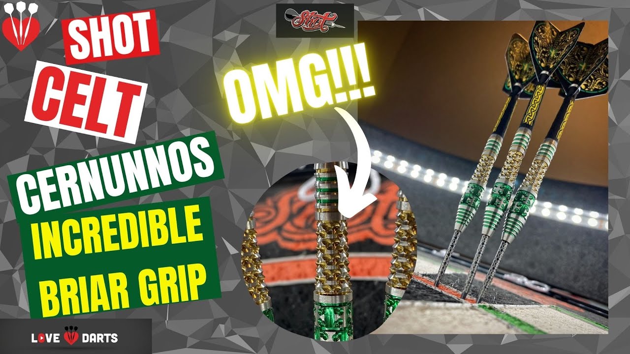 LoveDarts - Дротики SHOT - Кельт - Цернуннос - 23 г. Рогатый БОГ дарует вересковую хватку!
