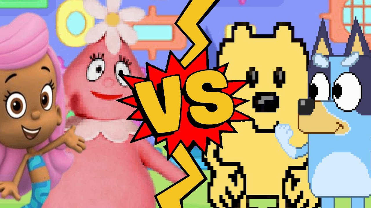 M.U.G.E.N Battles | Foofa/Molly vs Bluey/Wubbzy