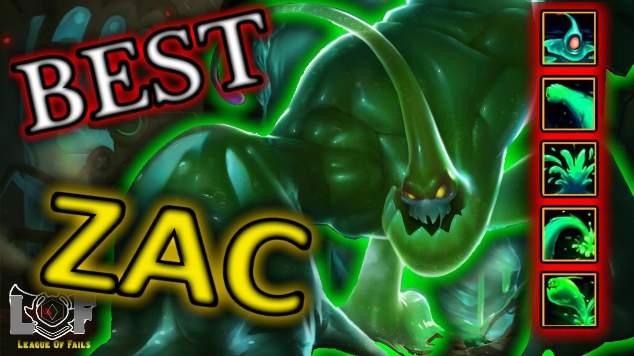 Best Zac Moments Montage 2017 ( Pentakill, 1v1, Baron steal, Juke, Rework) | League of Legends | LoL