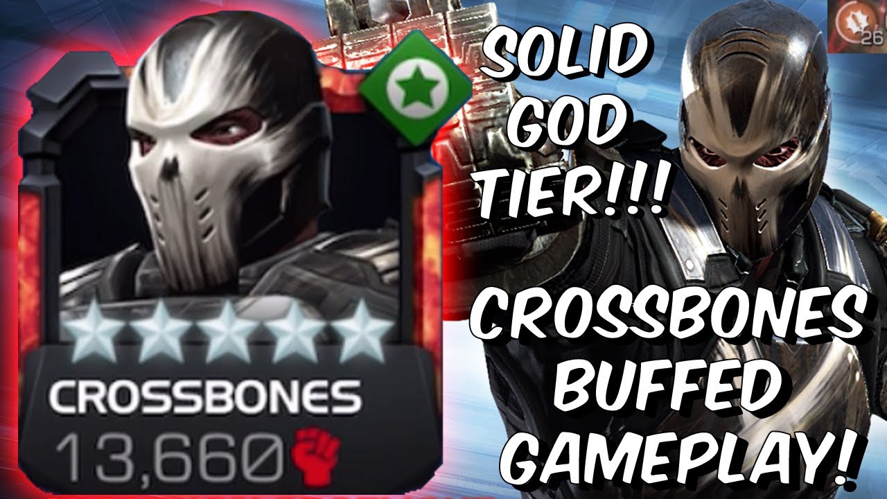 Buffed Crossbones is a MONSTER! - ABSOLUTE GOD TIER VS HEROES - Marvel Contest of Champions Gameplay