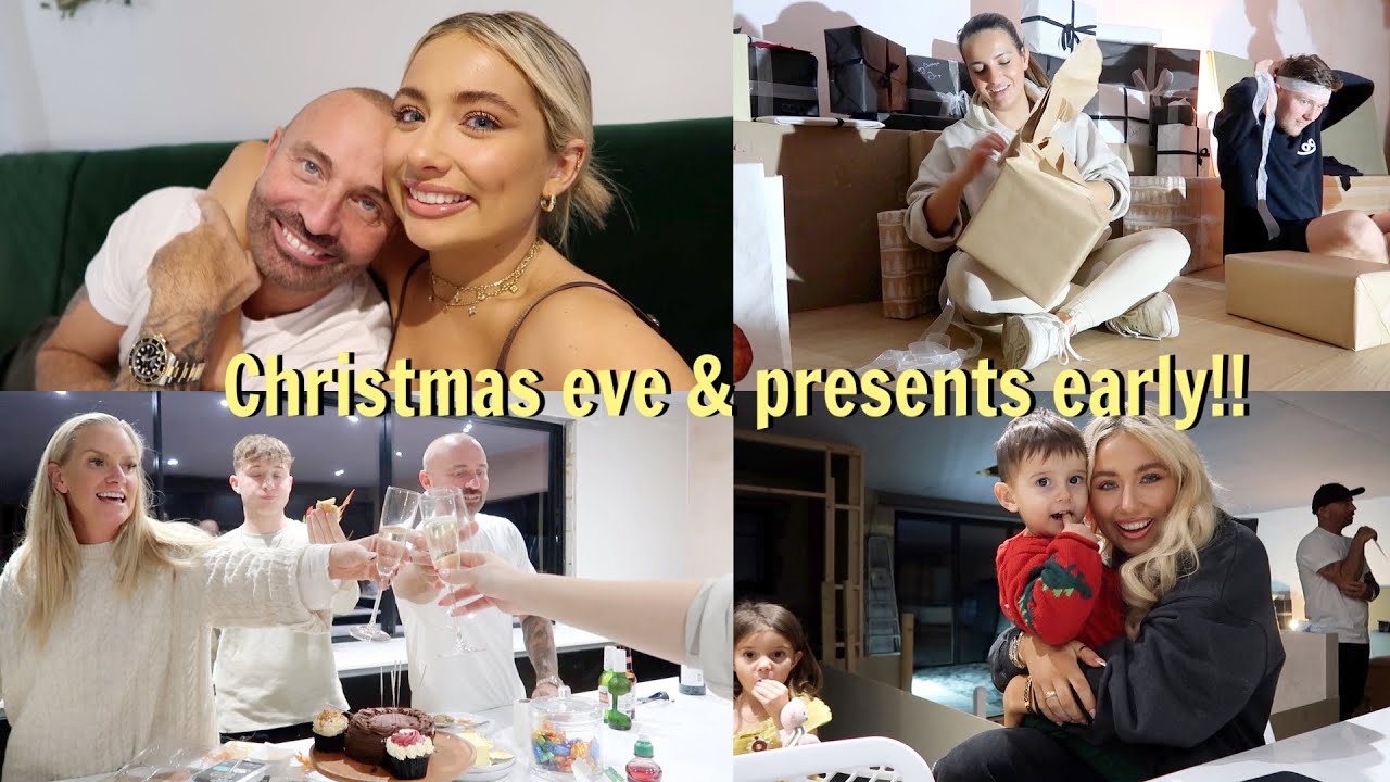 Christmas Eve, opening presents early & dads birthday!! | Saffron Barker