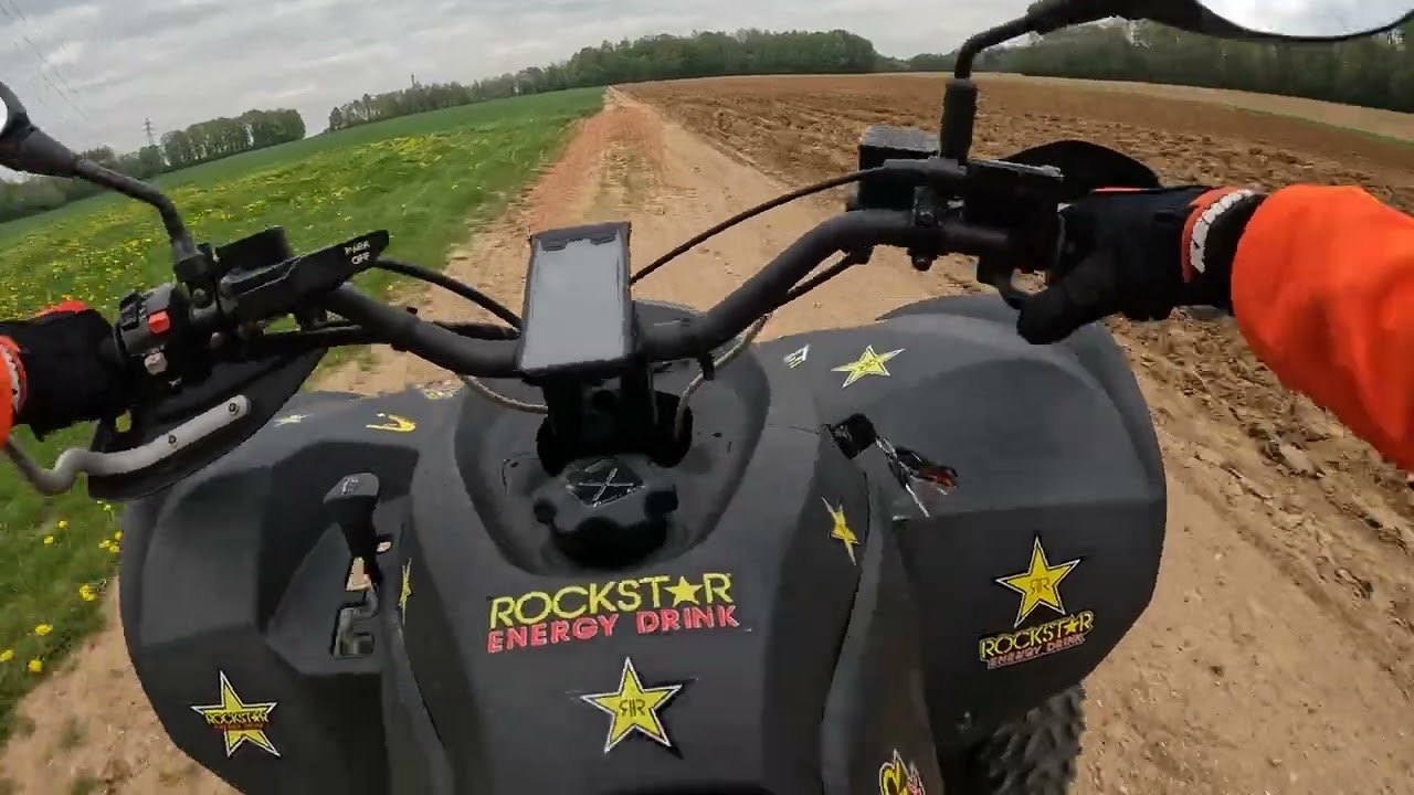 Test Go pro héros 10  sur kymco 450 maxxer 👍