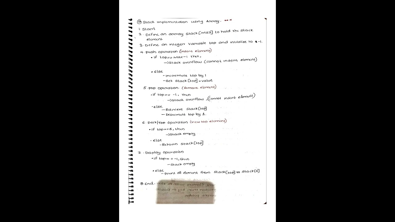 MCS 208- DATA STRUCTURE #mca_new